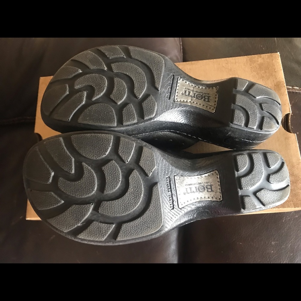 Women’s Marley Silver Gun metal BORN shoes size 8 M - Picture 3 of 11